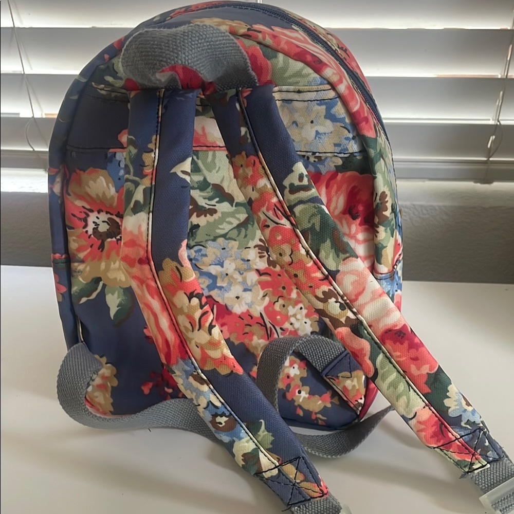 Cath Kidston Navy and Floral Backpack - Picture 3 of 9